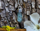 Pendentif aigue marine