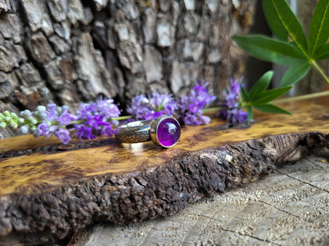 Bague amethyste taille 57