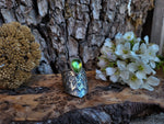 Bague mandala / peridot taille 53