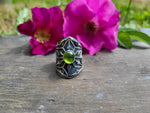 Bague peridot taille 53