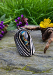 Bague labradorite taille 55