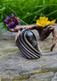 Bague labradorite taille 55