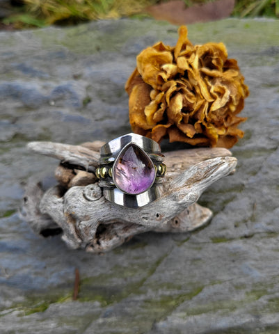 Bague amethyste taille 53