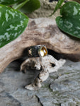 Bague citrine taille 56