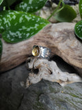 Bague citrine taille 56