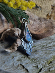 Pendentif calcedoine cuprifere