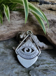 Pendentif obsidienne dorée/ oeil