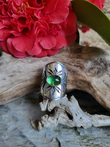 Bague tourmaline taille 53