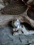 Bague rubis blanc taille 55