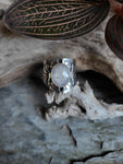 Bague rubis blanc taille 55
