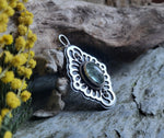 Pendentif aigue marine