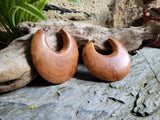 Boucles d'oreilles loupe de cade