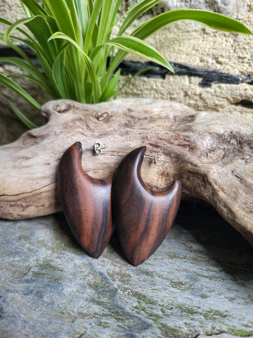 Boucles d'oreilles ébène des philippine