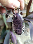 Pendentif amethyste sage