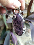 Pendentif amethyste sage
