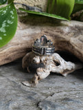 Bague tourmaline verte Taille réglable 53 à 56