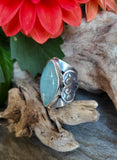 Bague aigue marine taille 59