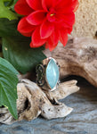 Bague aigue marine taille 59