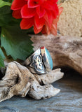 Bague aigue marine taille 59