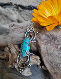 Pendentif turquoise hubei