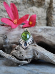 Bague peridot taille 56