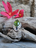 Bague peridot taille 56