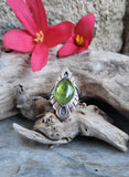 Bague peridot taille 56