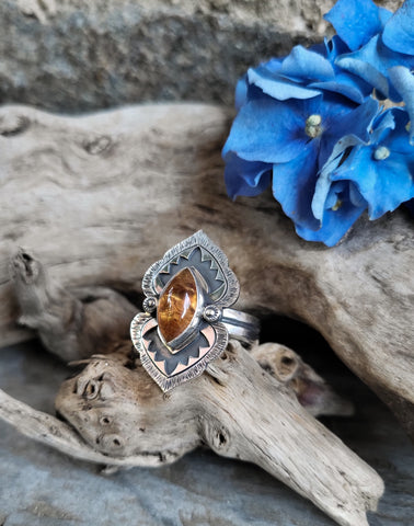Bague topaze imperial taille 59