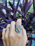 Bague topaze imperial taille 59
