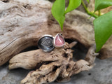 Bague tourmaline rose taille 60