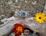 Bracelet tourmaline bleu/verte