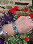Bracelet tourmaline bleu/verte