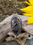 Pendentif agate montana/ lion