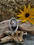Pendentif agate montana/ lion