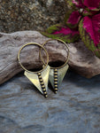 Boucles d'oreilles laiton