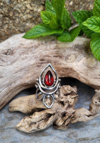 Bague grenat Taille 55