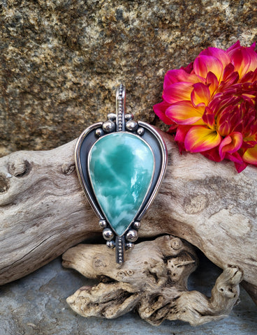 Pendentif hemimorphite