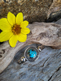 Bracelet turquoise a inclusion de pyrite