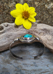 Bracelet turquoise a inclusion de pyrite