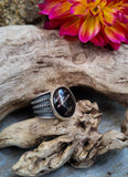 Bague hypersthene taille 58