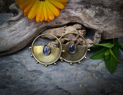 Boucles d'oreilles laiton