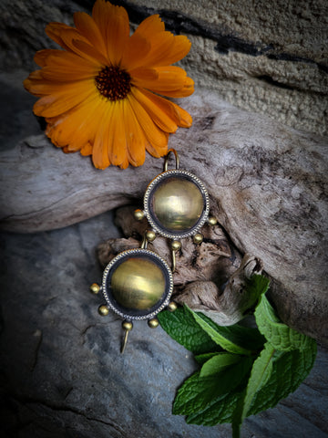 Boucles d'oreilles laiton