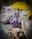 Pendentif jade lavande