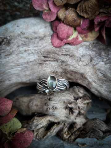 Bague sunstone taille 56