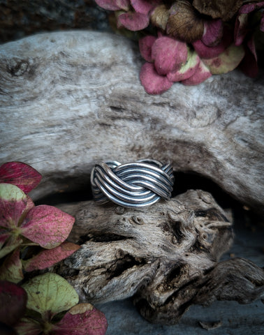 Bague argent taille réglable