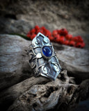 Bague cyanite taille réglable