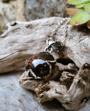 Pendentif quartz fumé