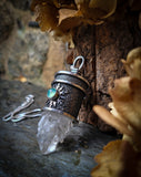 Pendentif boite secrète/ quartz