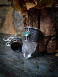 Pendentif boite secrète/ quartz