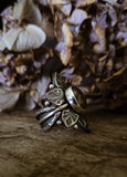 Bague sphène titanite taille réglable